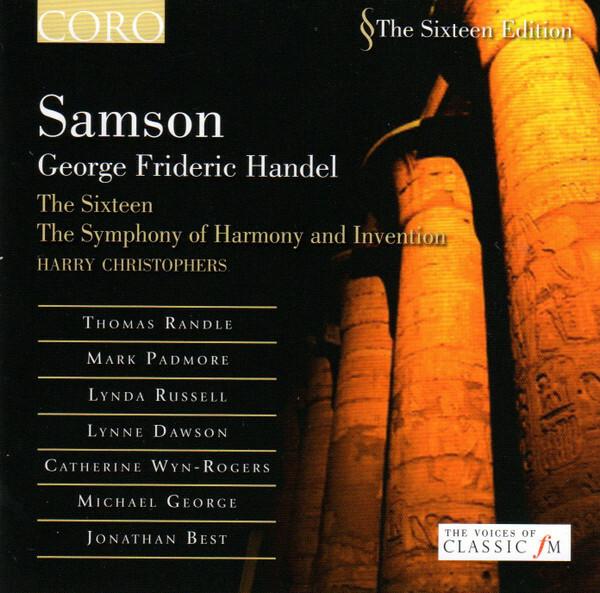 George Frideric Handel* - The Sixteen, The Symphony Of Harmony And Invention, Harry Christophers - Samson État correct -  reconditionné disponible sur Label Emmaüs